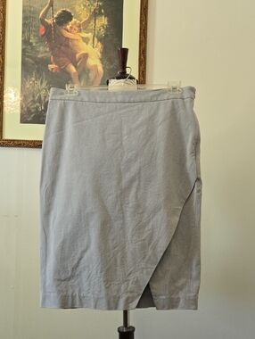 Banana Republic Light Gray Pencil Skirt